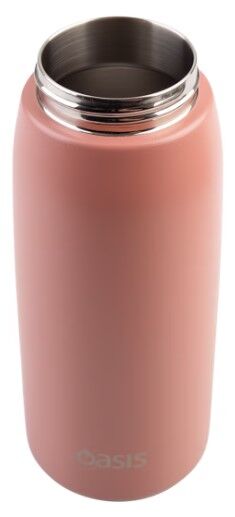 Oasis Sports Double Wall Insulated Water Bottle with Sipper - 780ml Auburn