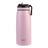 Oasis Sports Double Wall Insulated Water Bottle with Sipper - 780ml Blush