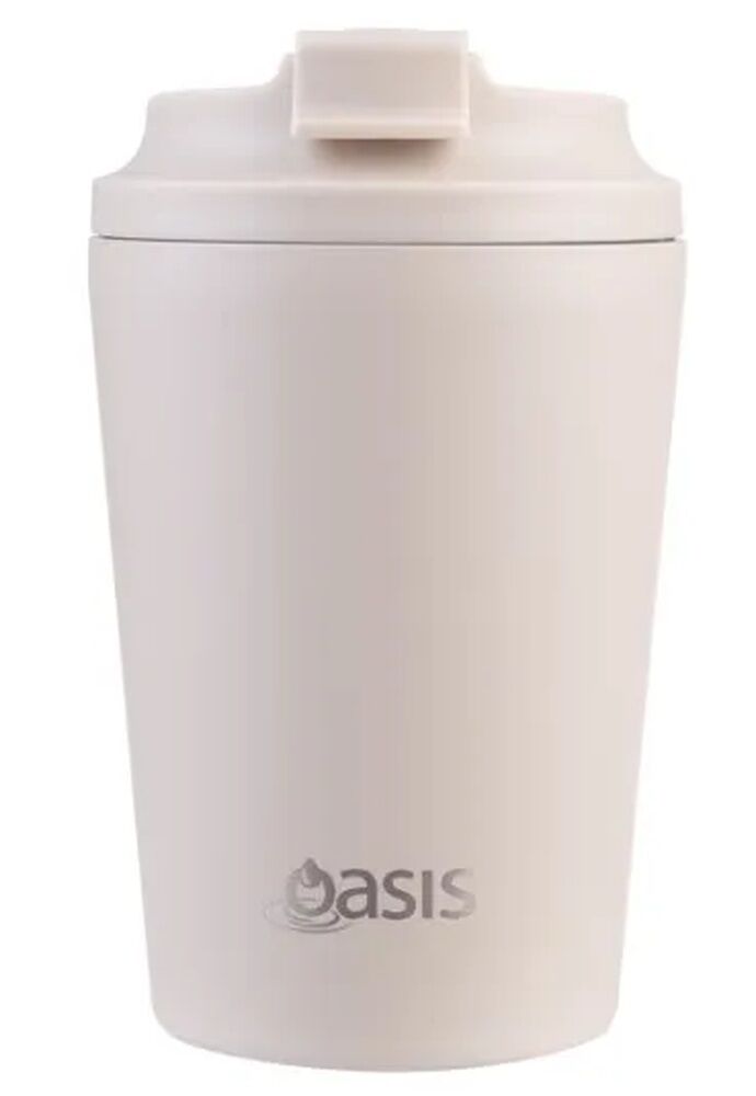 Oasis Double Wall Insulated Coffee Cup - 360ml Oat