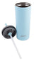 Oasis Super Sipper Double Wall Insulated Tumbler with Silicone Head Straw - 600ml Island Blue