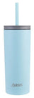Oasis Super Sipper Double Wall Insulated Tumbler with Silicone Head Straw - 600ml Island Blue