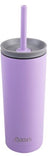Oasis Super Sipper Double Wall Insulated Tumbler with Silicone Head Straw - 600ml Lavender