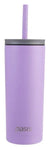 Oasis Super Sipper Double Wall Insulated Tumbler with Silicone Head Straw - 600ml Lavender