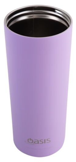 Oasis Super Sipper Double Wall Insulated Tumbler with Silicone Head Straw - 600ml Lavender
