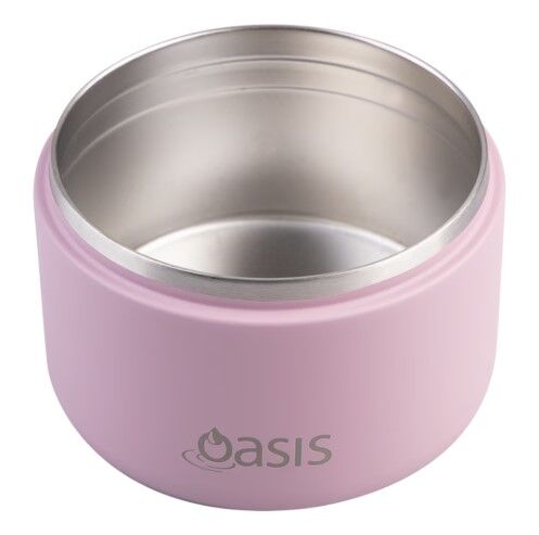 Oasis Double Wall Insulated Quick Release Lid Food Flask - 300ml Blush