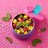Oasis Double Wall Insulated Quick Release Lid Food Flask - 300ml Mermaid Purple