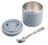 Oasis Double Wall Insulated Quick Release Lid & Spork Food Flask - 500ml Hazy Blue