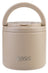 Oasis Double Wall Insulated Quick Release Lid & Spork Food Flask - 500ml Latte
