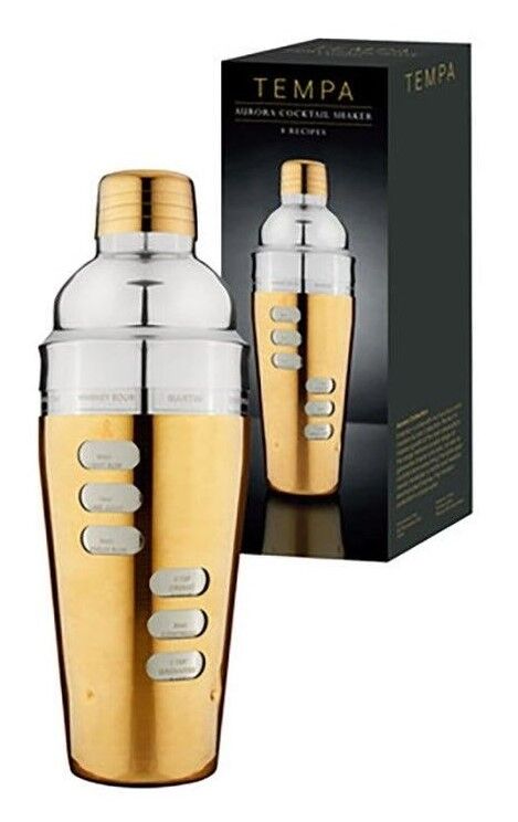 Tempa Aurora - Gold Recipe Cocktail Shaker