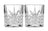Tempa Ophelia - Carved Glass Tumbler 2 Pack