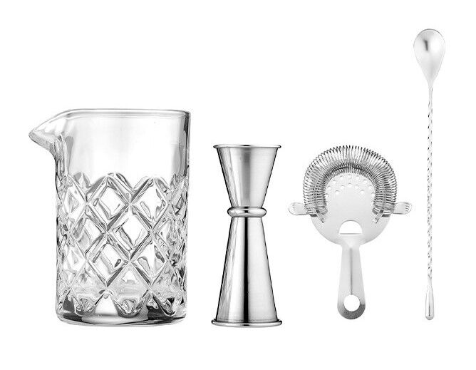 Tempa Ophelia - Carved 4pc Cocktail Set
