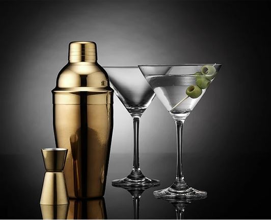 Tempa Aurora - Gold 4pc Gift Cocktail Set