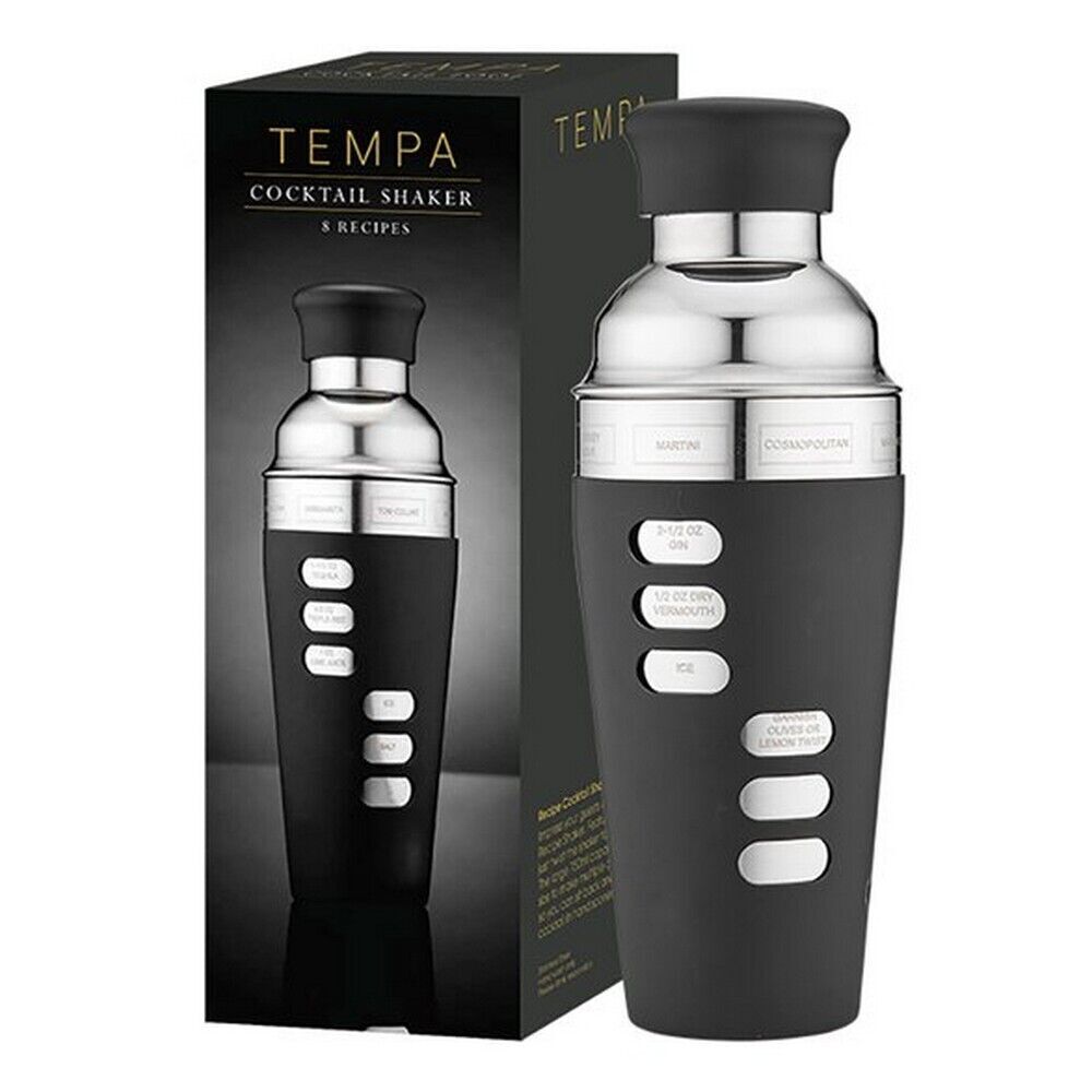 Tempa Aurora - Matte Black Recipe Cocktail Shaker