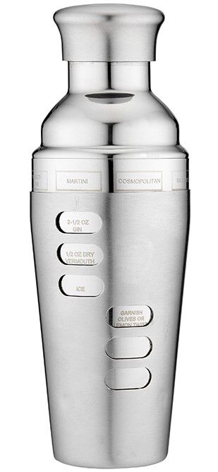 Tempa Aurora - Silver Recipe Cocktail Shaker