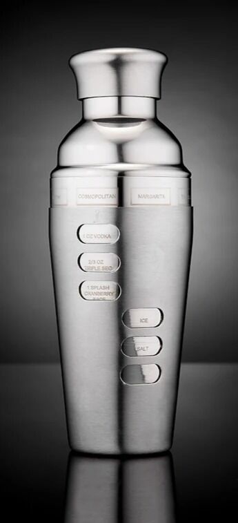 Tempa Aurora - Silver Recipe Cocktail Shaker