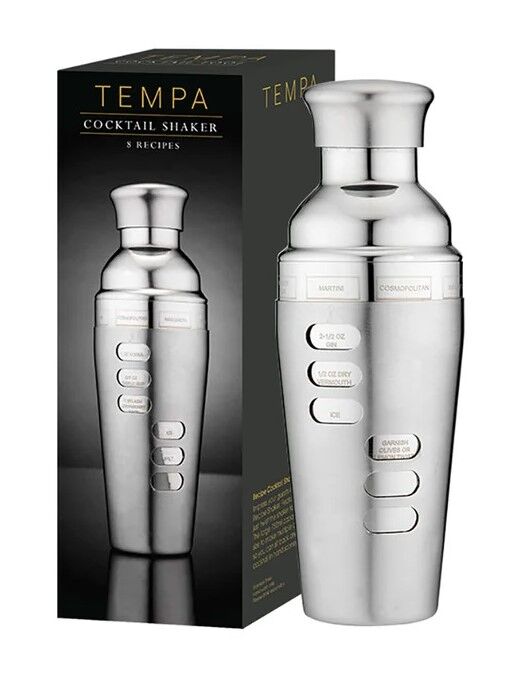 Tempa Aurora - Silver Recipe Cocktail Shaker