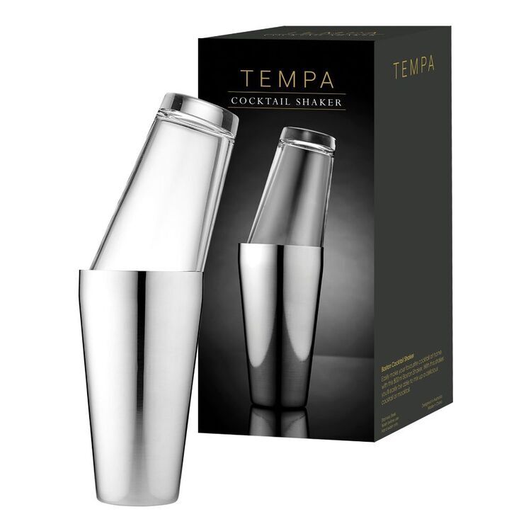 Tempa Aurora - Silver Boston Cocktail Shaker