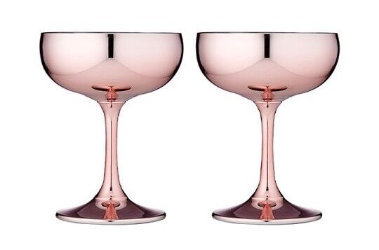 Tempa Aurora - Rose Coupe Glass 2 Pack