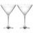 Tempa Aurora - Silver Martini Glass 2 Pack