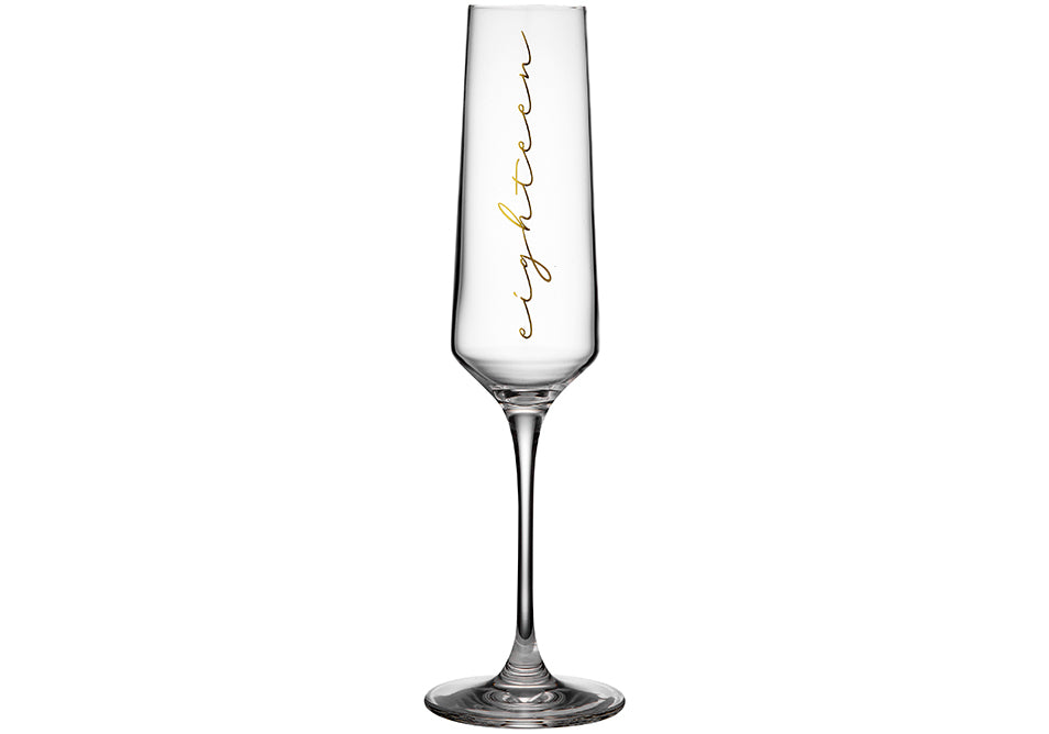 Tempa Celebration - Eighteen Champagne Glass