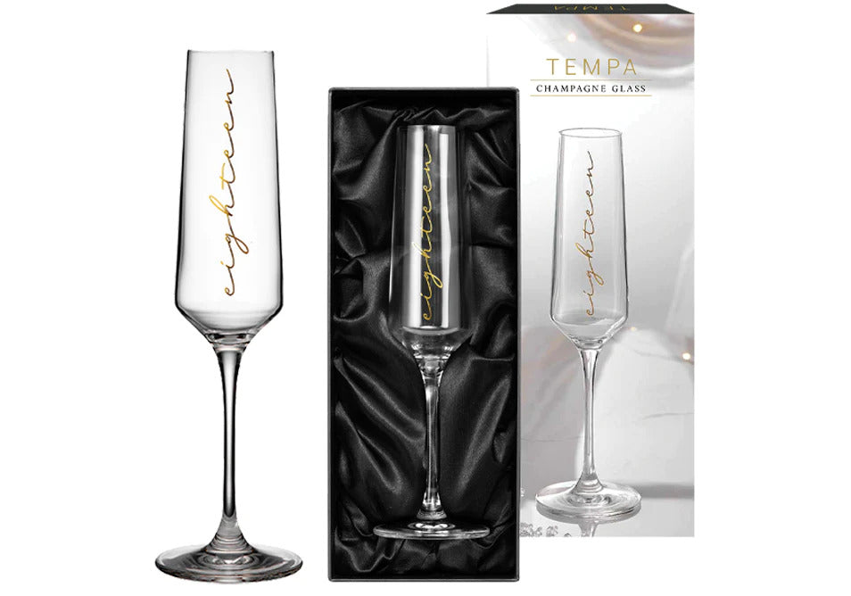 Tempa Celebration - Eighteen Champagne Glass