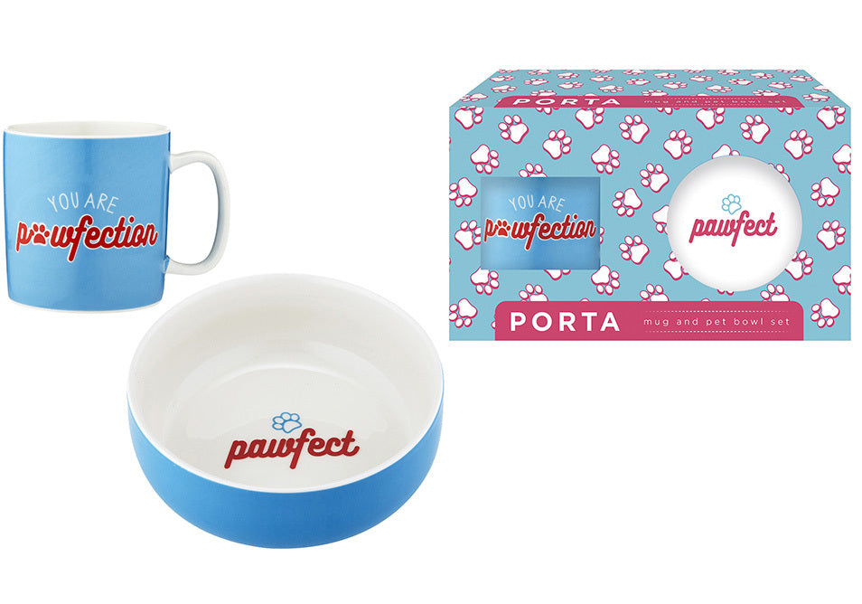 Porta Rover - You Are Pawfection Mug & Bowl Set