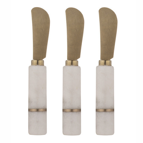 Tempa Emerson - White Spreader Knife 3 Pack