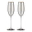 Tempa Estelle - Silver Champagne Glass 2 Pack