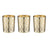 Tempa Estelle - Gold Tealight Glass 3 Pack