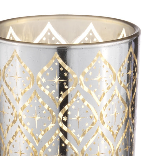 Tempa Estelle - Silver Tealight Glass 3 Pack