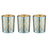 Tempa Estelle - Aqua Tealight Glass 3 Pack