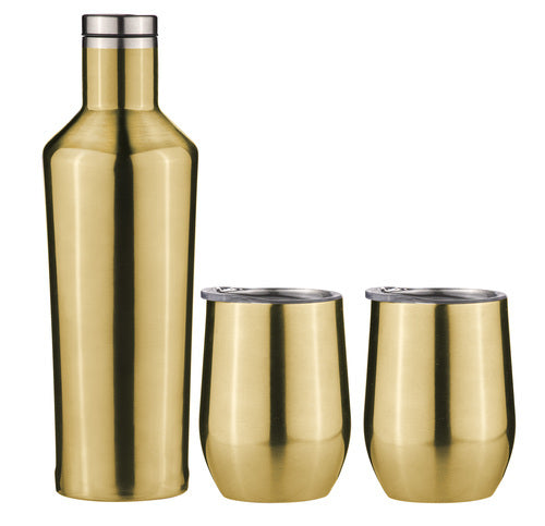 Tempa Aurora - Gold Portable Wine Gift Set