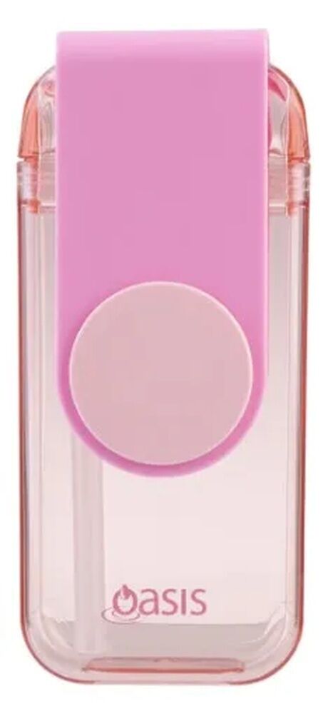 Oasis Tritan Kid's Straw Juice Box - 300ml Pink