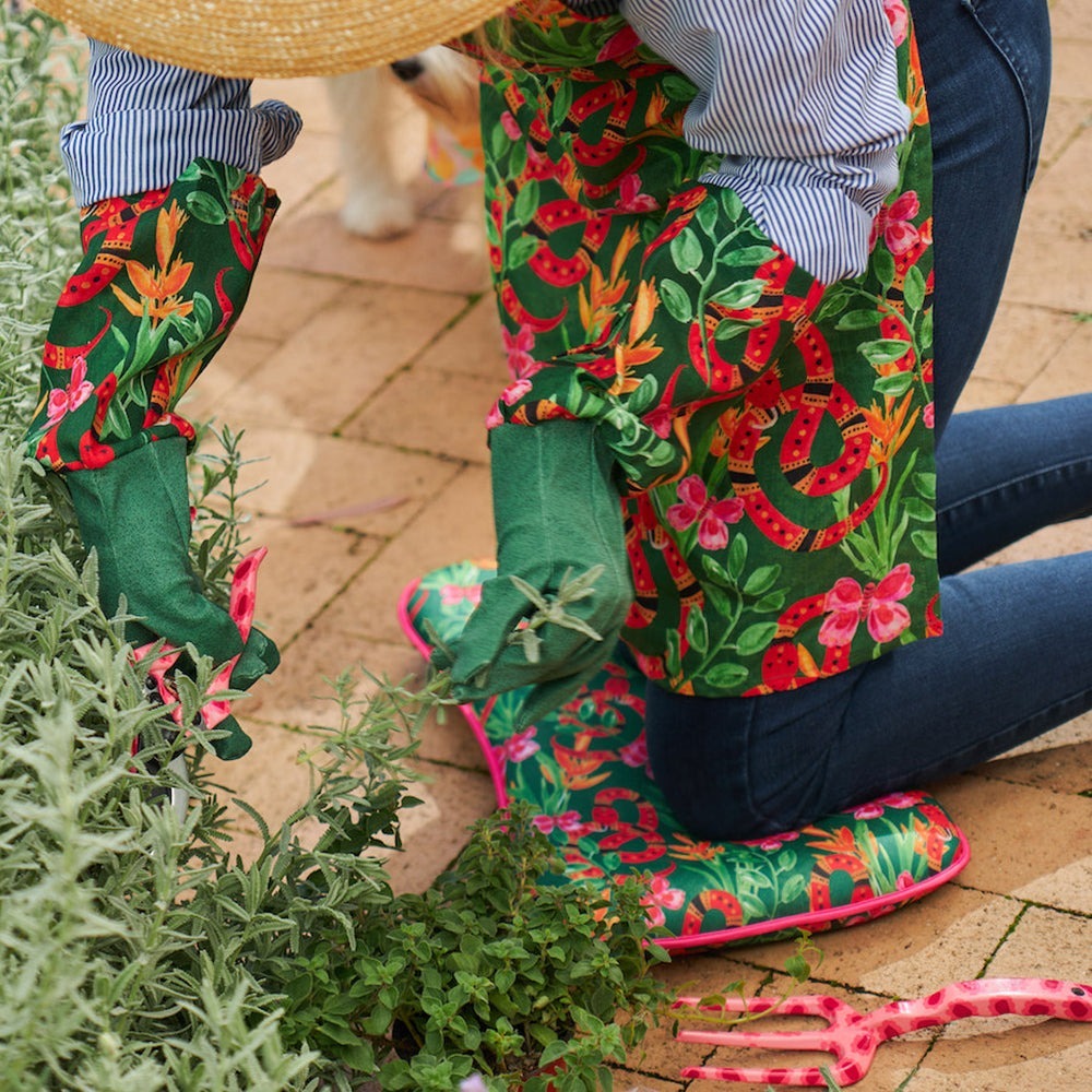 Annabel Trends Long Sleeve Gardening Gloves - Jungle Snake