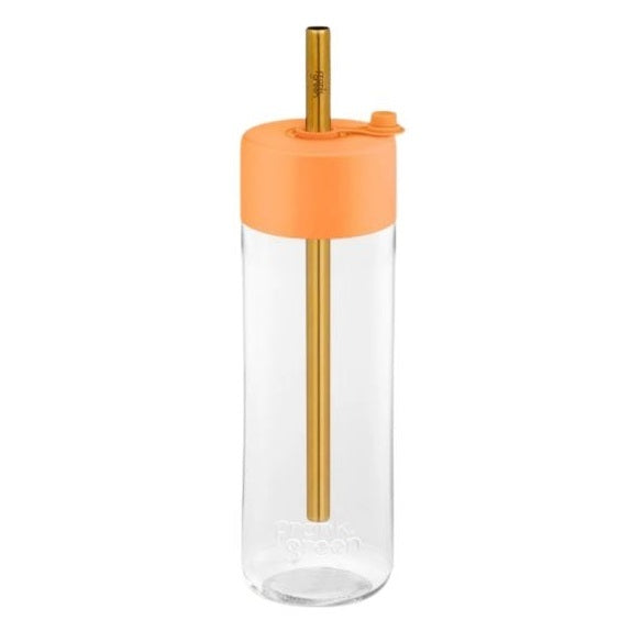 Frank Green Reusable Bottle - Original 740ml Neon Orange Jumbo Straw Lid