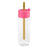 Frank Green Reusable Bottle - Original 740ml Neon Pink Jumbo Straw Lid