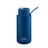 Frank Green Reusable Bottle - Ceramic 1L Deep Ocean Straw Lid