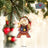 Jim Shore Disney Traditions - Beauty & the Beast - Cogsworth Hanging Ornament