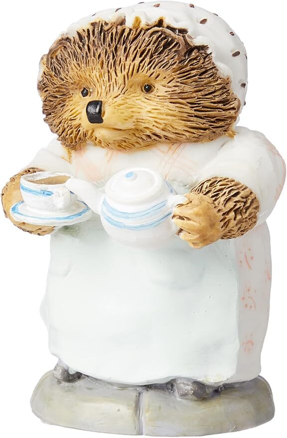 Beatrix Potter Mini Figurine - Mrs. Tiggy-Winkle Pouring Tea