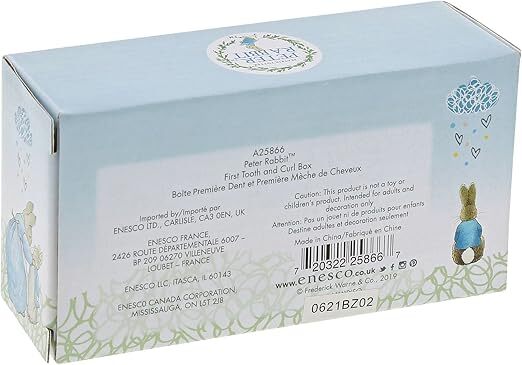 Beatrix Potter Nursery Collection - Peter Rabbit First Tooth & Curl Box