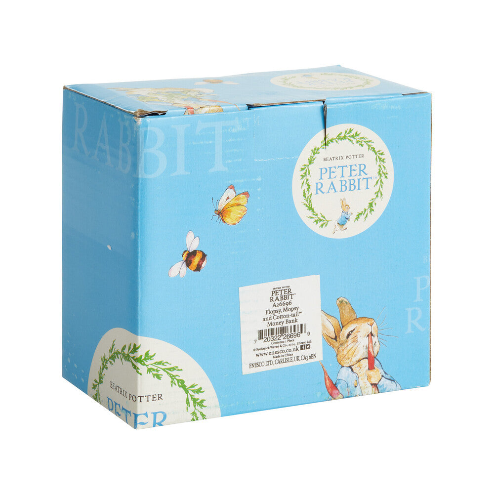 Beatrix Potter Nursery - Flopsy, Mopsy & Cotton-tail Money Bank