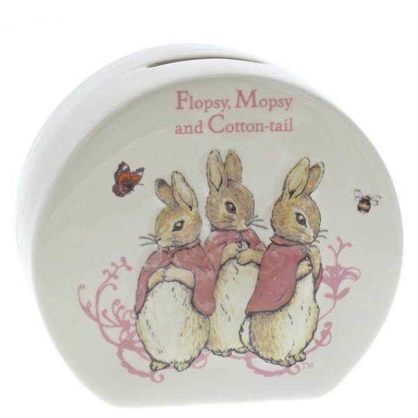 Beatrix Potter Nursery - Flopsy, Mopsy & Cotton-tail Money Bank