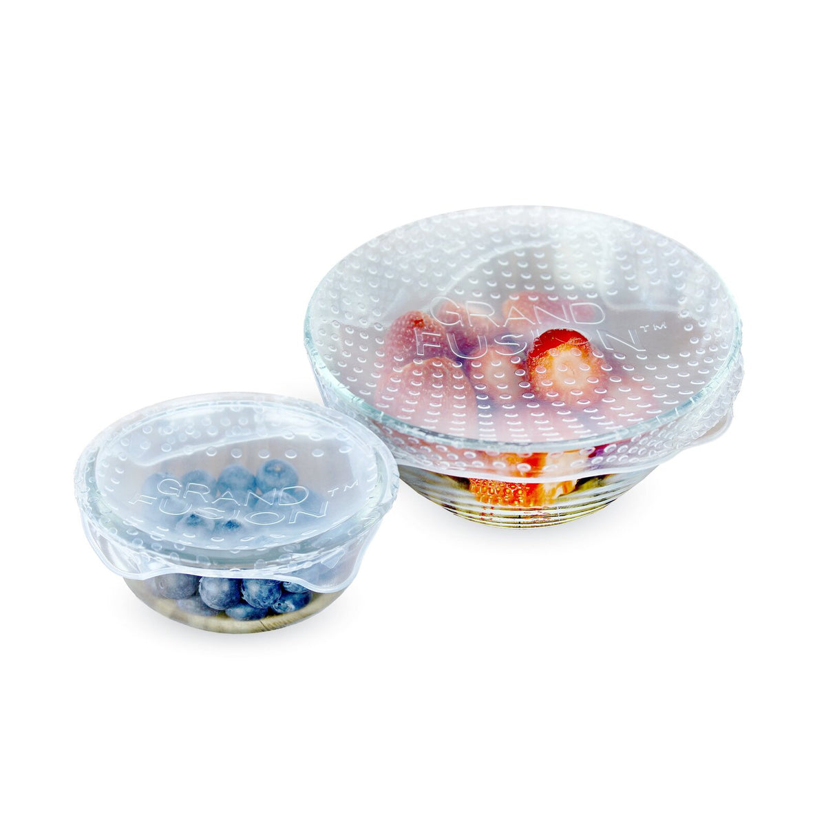 Grand Fusion Reusable Silicone Food Wrap - 4 Pack