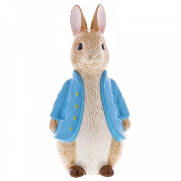 Beatrix Potter Peter Rabbit Money Bank - Sculpted Peter Rabbit