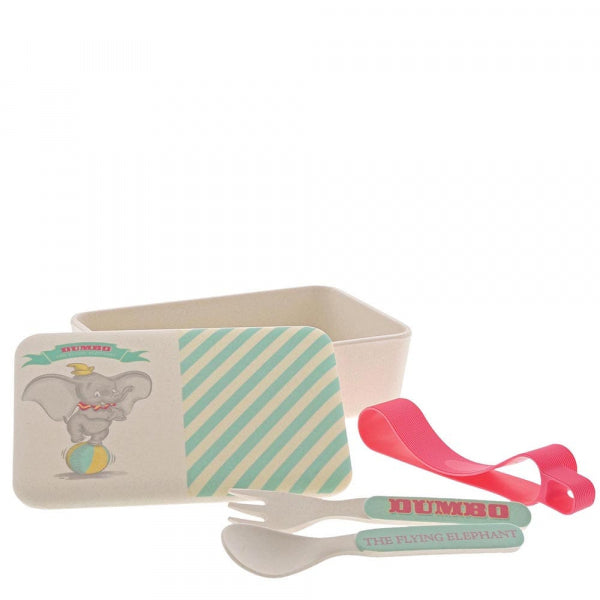Disney Enchanting Organic Snack Box With Cutlery - Dumbo