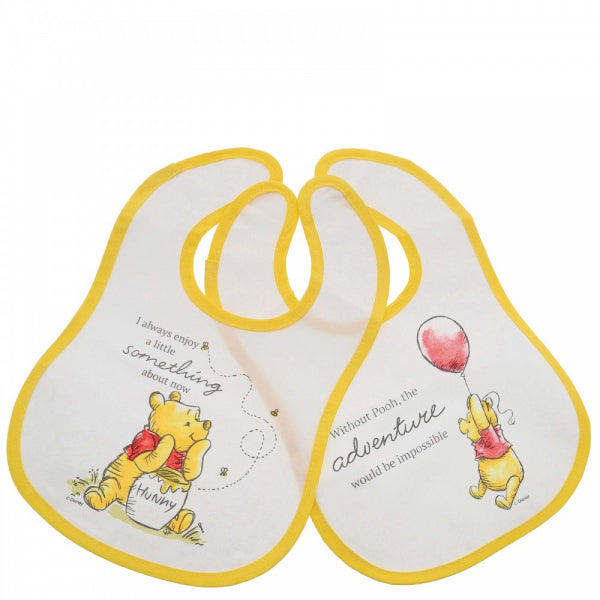 Disney Enchanting Baby - Winnie The Pooh & Friends Bib Set of 2