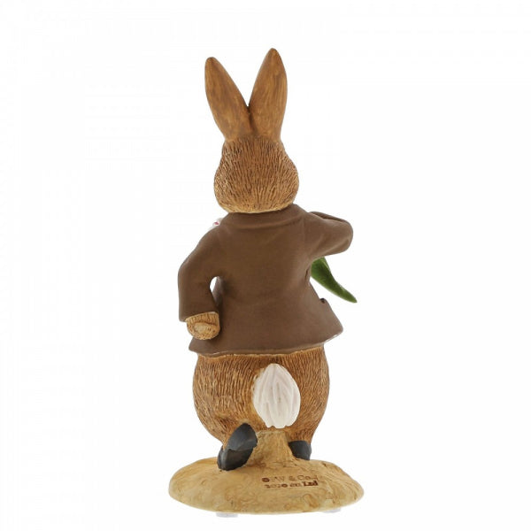 Beatrix Potter Peter Rabbit Miniature Figurine - Benjamin ate a Lettuce Leaf