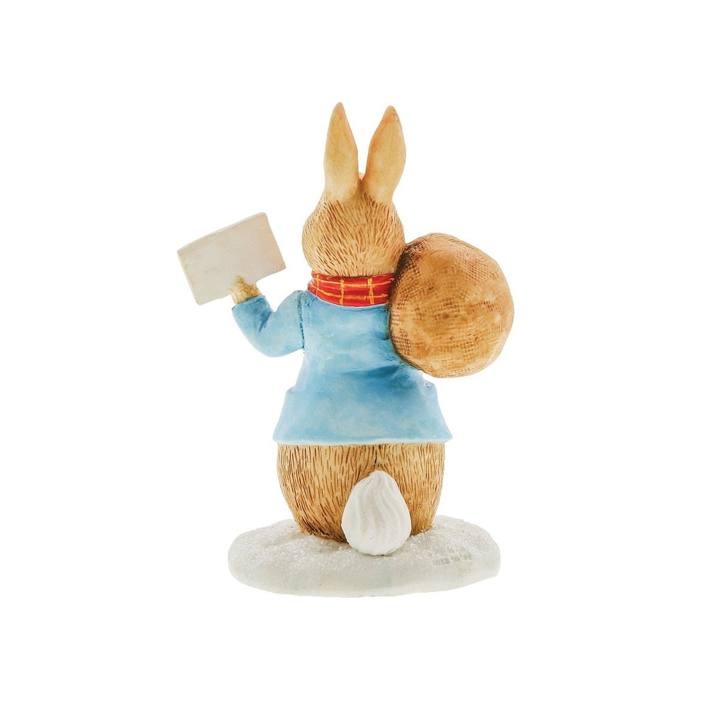Beatrix Potter Winter Figurine - With Love From Peter Rabbit