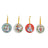 Beatrix Potter Winter Hanging Ornaments - Peter Rabbit (Set of 4)