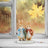 Beatrix Potter Peter Rabbit Figurine - Peter Rabbit & Flopsy in Winter